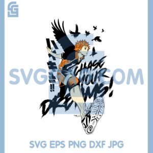 Haikyuu Chase Your Dreams Svg, Haikyuu Shoyo Hinata Svg, Fly High Svg
