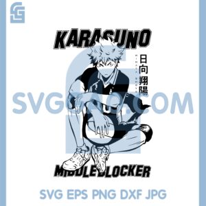 Haikyuu Karasuno Middle Blocker Svg, Hinata Shyouyou Svg