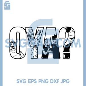 Haikyuu Oya Friends New Svg, Haikyuu Volleyball Oya Svg, Haikyuu Friends Svg