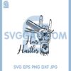 Hair Hustler Svg, Tattoo Hand Boho Hairdresser Svg