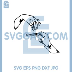 Hand Weed Joint Svg, Weed Svg, Cannabis Svg