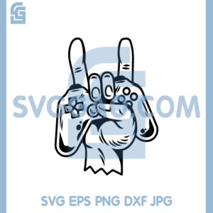 Hand Which Keep Modern Gamepad SVG, Joystick, Game Controller