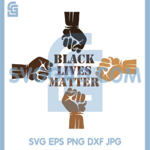 Hands Black Lives Matter Svg, BLM Cross svg, Melanin Svg, Black Power Svg