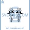 Hands Holding Rose Svg, Skeleton Holding Rose Svg