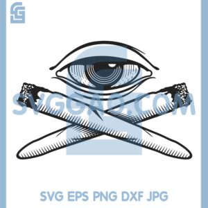 Hands Lighting Joint SVG, Smoking Cannabis SVG, Smoking Weed Joint SVG