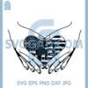 Hands Love Veteran Svg, Heart Hand Veteran Svg, Veteran Svg