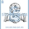 Handshake International Business Svg, Concept With Handshaking Globe Svg, Global Partnership Svg