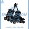 Hanging Roller Blades SVG, Inline Skates SVG