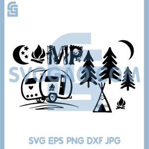 Happy Camper Svg, Camping Svg, I Love Summer Camping Svg
