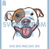 Happy Go Lucky Pit SVG, Dog SVG