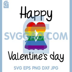 Happy Valentine Day With Women Svg, LGBT Women Svg, Women Svg