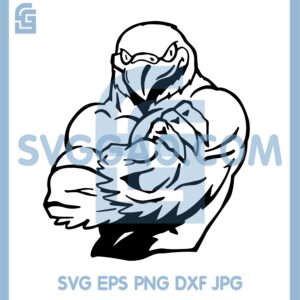 Hawk Muscle Svg, Hawk Football Svg, Hawk Svg