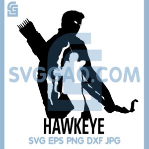 Hawkeye Svg, Hawkeye Holding Bow Svg, Agenver Hawkeye Svg