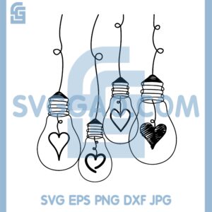 Heart Doodles Svg, Hand Drawn Heart Doodles Svg