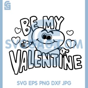 Heart Hands Be My Valentine Svg, Happy Valentine Svg, Cute Heart Svg