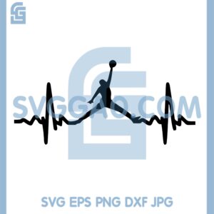 Heartbeat Basketball SVG, Heartbeat SVG