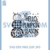 Hello Pumpkin Season Svg, Why Hello There Fall Svg, It's Fall Trio Pumpkin Svg