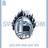 Helmet football fire SVG, Football ball SVG, Football