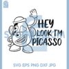 Hey Look I'm Picasso Svg, Mr Potato Toy Story Svg, Ears Svg