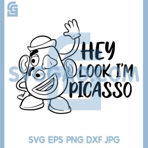 Hey Look I'm Picasso Svg, Mr Potato Toy Story Svg, Ears Svg