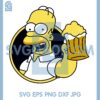 Homer Bebiendo Cerveza SVG, Funny beer SVG 2 Homer Bebiendo Cerveza SVG, Funny beer SVG