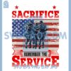 Honor The Sacrifice Veteran Svg, America Svg