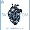 Human Heart Many Planets Svg, Human Heart Funny Svg, Heart With The Universe Svg