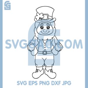 Human Leprechaun Svg, Cute Leprechaun Svg