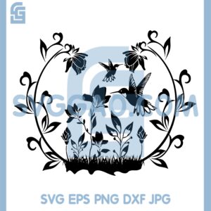 Humming Birds SVG, Humming Bird Clipart, Bird SVG, Humming Bird Cutfile