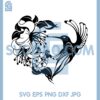HUMMINGBIRD HEART SVG, Black White Hummingbird SVG
