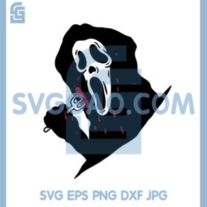 Hungry Scream Ghost Svg, Stab In The Mouth With A Spoon Svg, Hungry Scream Svg