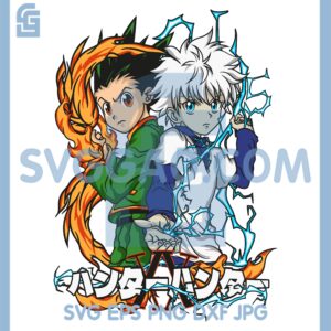 Hunter Hunter Svg, Killua And Gon Svg, Hunter Anime Svg