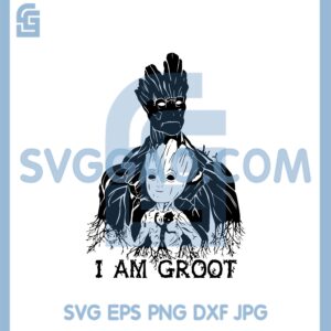 I Am Groot Design Svg, Star Wars Groot Svg, I Am Groot Tree Cute Svg