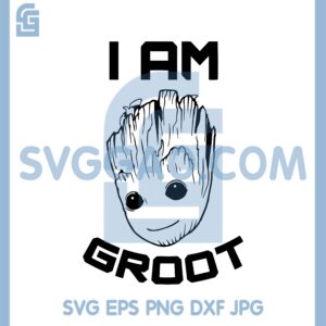 I Am Groot Ears Cute Svg, Groot Heart Svg, Groot Cute new Svg