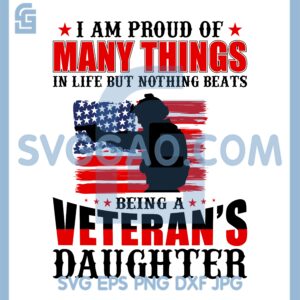 I Am Proud Of Veteran SVG, America Svg
