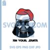 I Am Your Santa Darth Vader Head Svg, Darth Vader Santa Head Svg