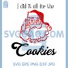 I did It All For The Cookies SVG, Cookie Baking Crew SVG, Santa SVG 1 I did It All For The Cookies SVG, Cookie Baking Crew SVG, Santa SVG
