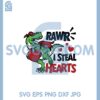 I Steal Hearts Svg, Valentine Dinosaur Svg 2 I Steal Hearts Svg, Valentine Dinosaur Svg