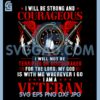 I Will Be Strong Veteran Svg, America Svg