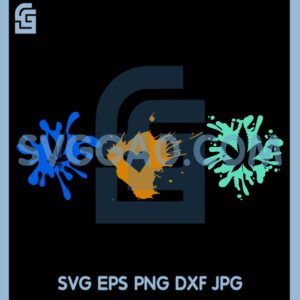 Splashing water image Svg, Paint splatter image Svg