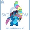 Stitch Ice Cream Svg, Disney Stitch Svg