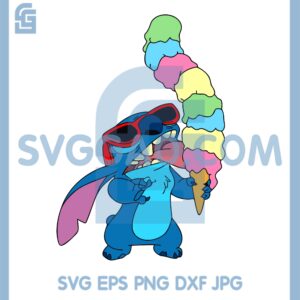 Stitch Ice Cream Svg, Disney Stitch Svg