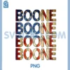 Boone Family Name I Love Boone Personalized Vintage PNG