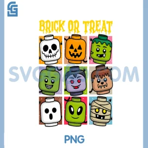 Brick or Treat Halloween Master Builder Blocks Building Kids PNG