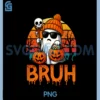 Bruh Ghost Halloween Cute Ghost Trick Or Treat Candy Kids PNG