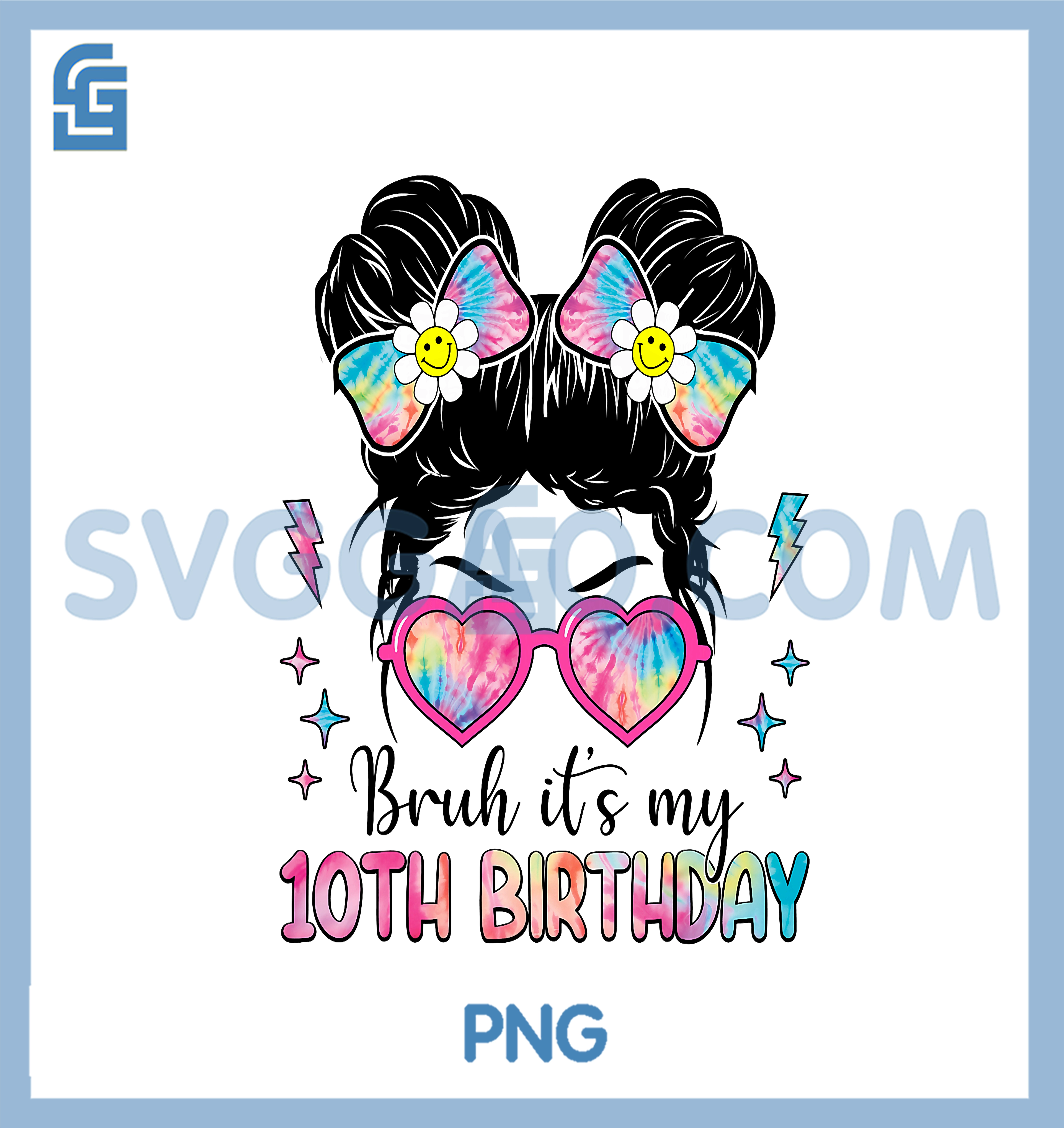 Bruh It's My 10th Birthday 10 Year Old Girl Birthday T-Shirt copy Bruh It's My 10th Birthday 10 Year Old Girl Birthday PNG