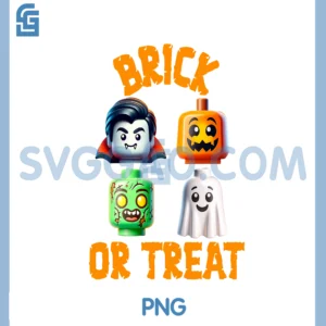 Building Bricks Halloween Costume Brick or Treat Monsters PNG