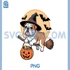 Bulldog Witch Hat Pumpkin Halloween Costume Men Women Kids PNG