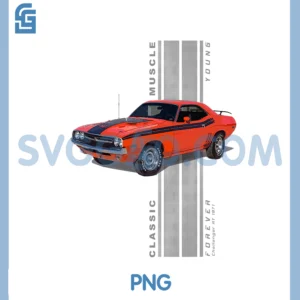 Challenger RT Classic American Vintage Muscle Cars PNG