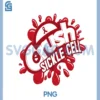 Crush Sickle Cell Awareness Ribbon PNG
